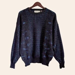 Vintage Michael Gerald Geometric Knit Sweater